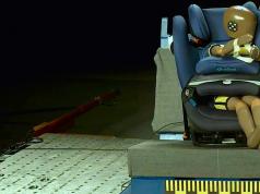 Crash tests of child car seats